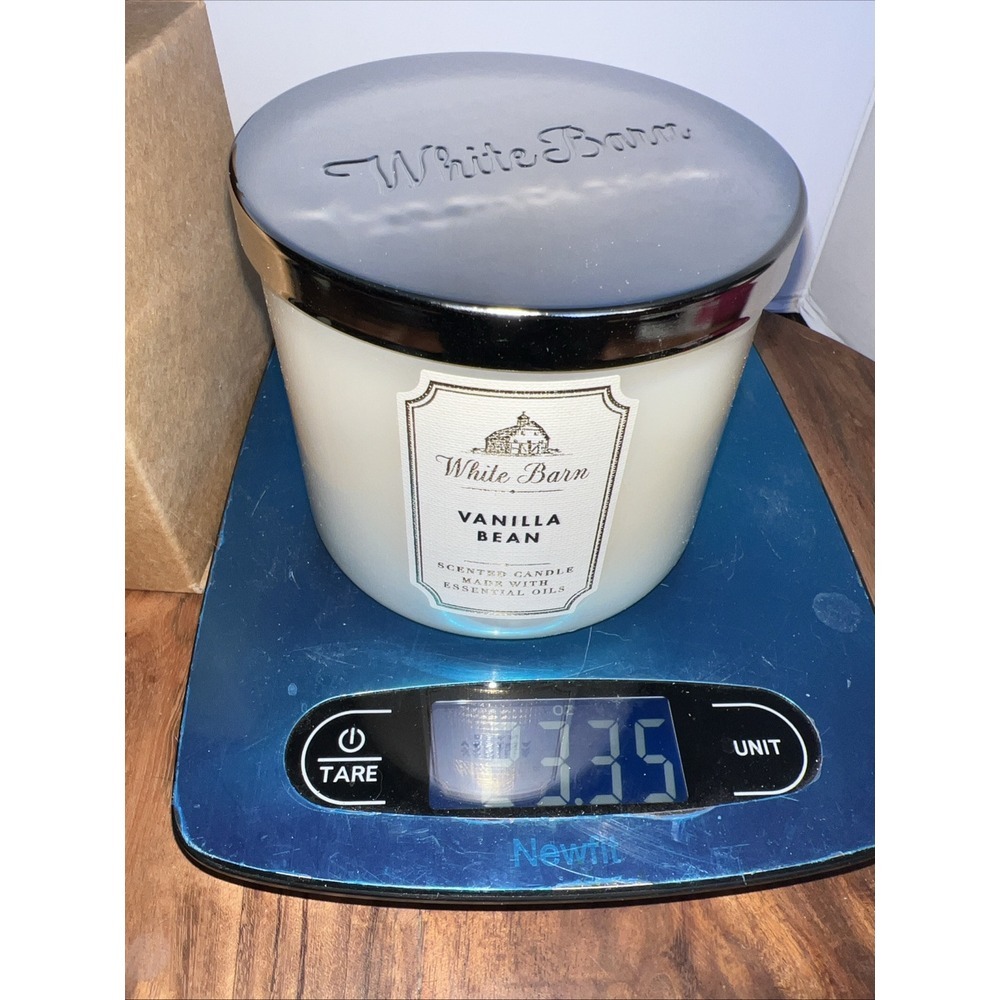 White Barn Vanilla Bean 3‎ Wick Candle 14.5 Oz